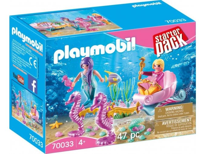 PLAYMOBIL® 70033 Mořský kočár s koníky