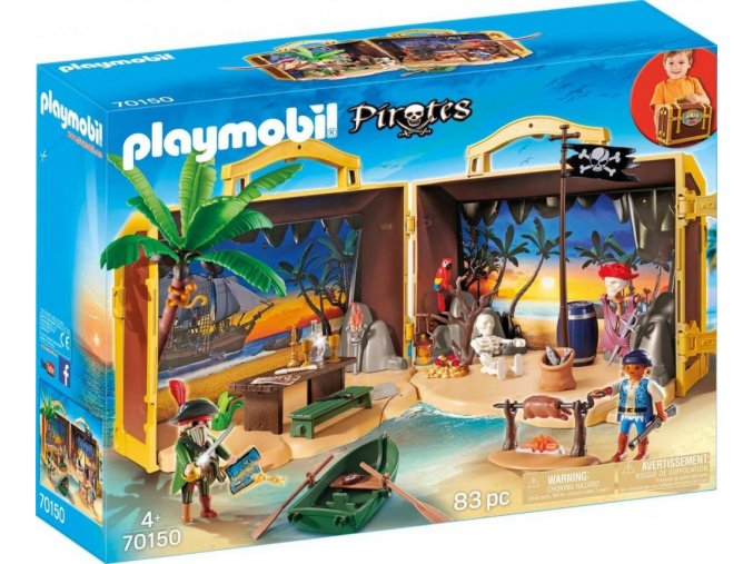 PLAYMOBIL® 70150 Pirátský ostrov přenosný hrací set