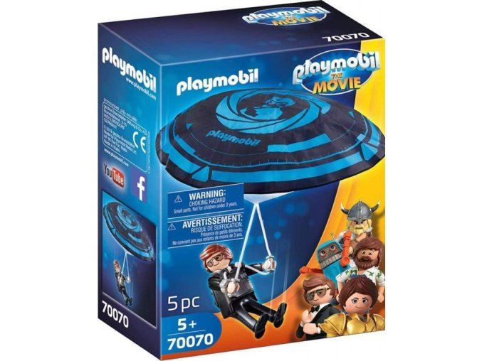 PLAYMOBIL® 70070 THE MOVIE Rex Dasher s padákem