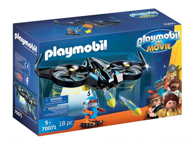 70071 1 playmobil the movie robotitron mit drohne
