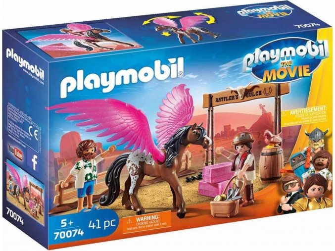 PLAYMOBIL® 70074 THE MOVIE Marla, Del a kůň s křídly