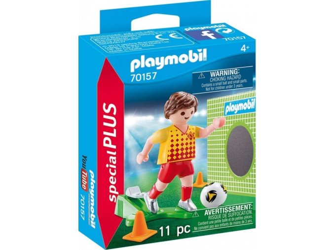 PLAYMOBIL® 70157 Fotbalista s brankou