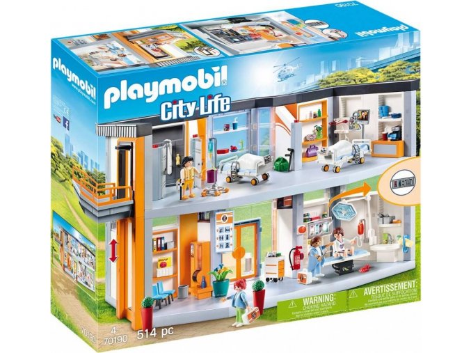 PLAYMOBIL® 70190 Velká nemocnice s vybavením