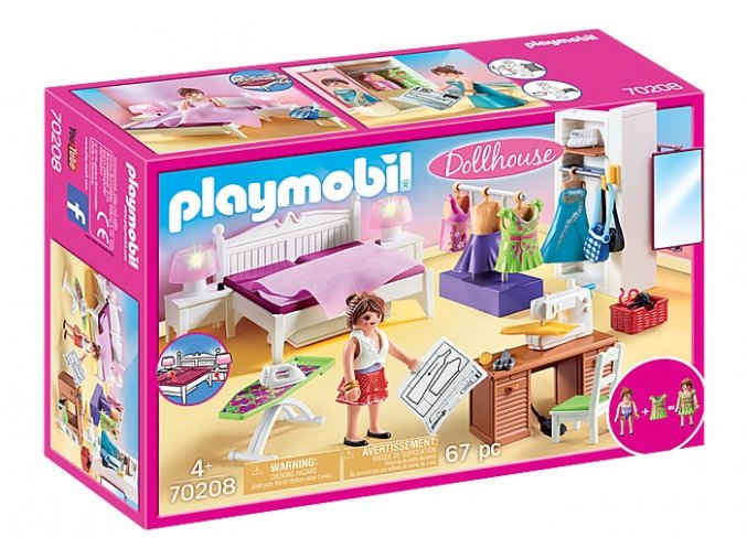 PLAYMOBIL 70208 loznice se sicim koutkem