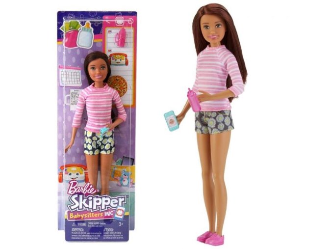 barbie babysitters panenka chuva brunetka