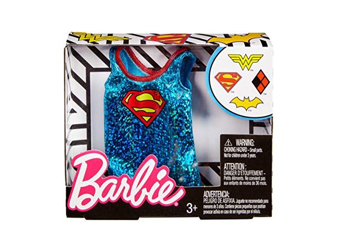 barbie top pro panenku supergirl obleceni tricko