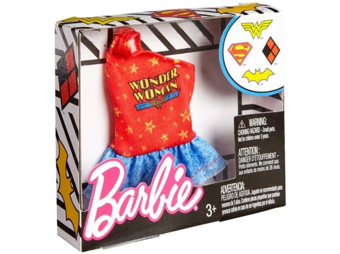 barbie top pro panenku supergirl obleceni tricko wonder woman