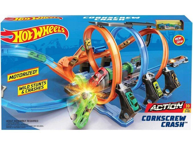 mattel hot wheels spiralova jizda FTB65 01