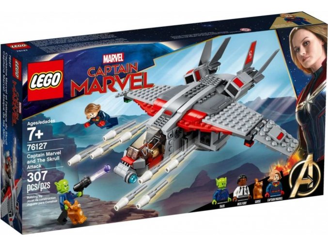 LEGO® Super Heroes 76127 Kapitánka Marvel a útok Skrullů