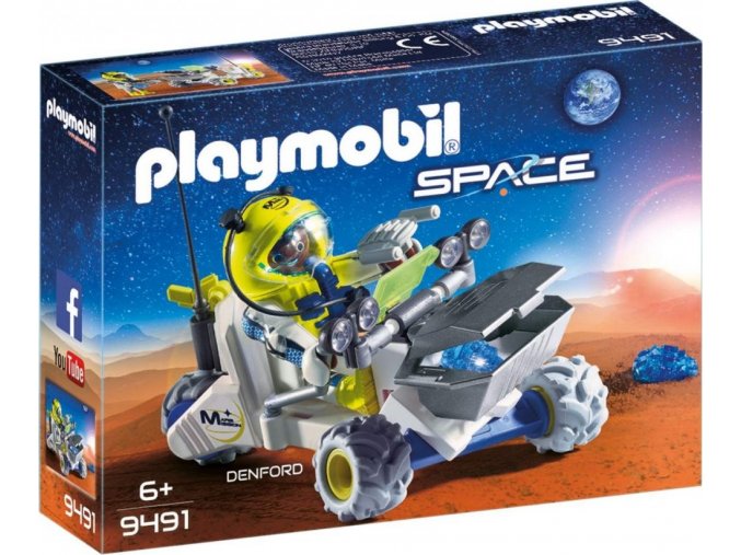 PLAYMOBIL® 9491 Vesmírná tříkolka na Marsu