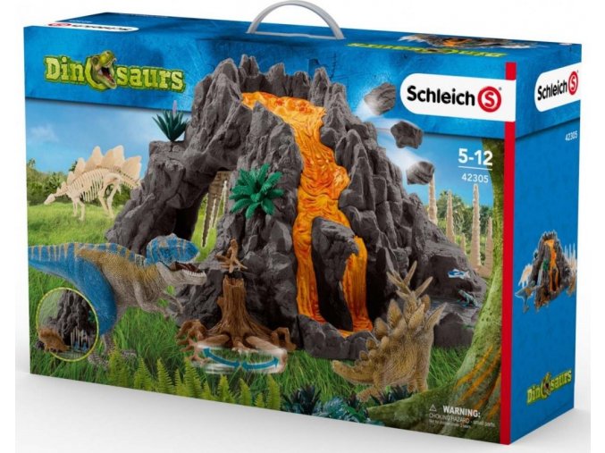 Schleich 42305 Velká sopka s dinosaury