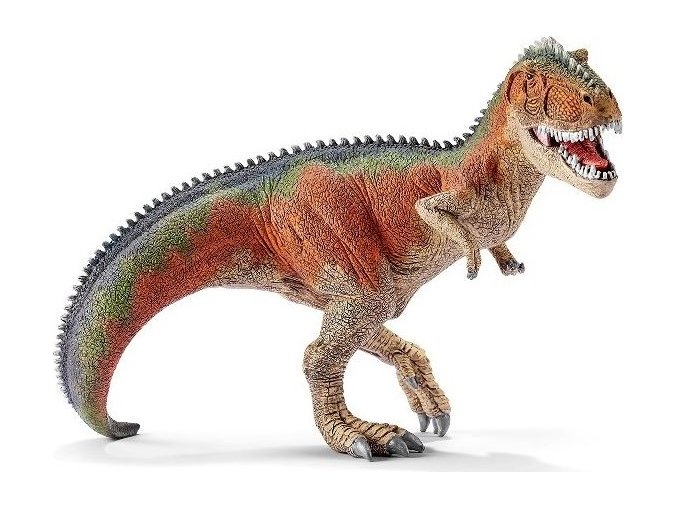 Schleich 14543 Prehistorické zvířátko - Giganotosaurus oranžový s pohyblivou čelistí