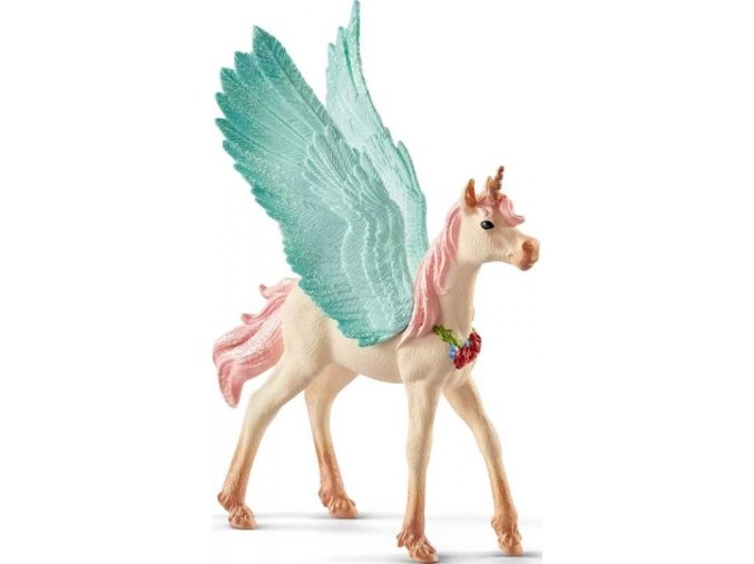 Schleich 70575 Nazdobené hříbě Pegase jednorožce