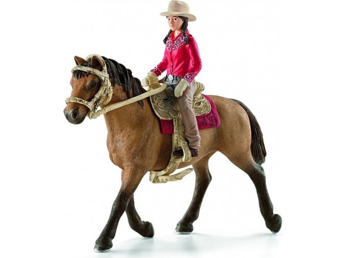 Schleich 42112 Westernová jezdkyně na koni