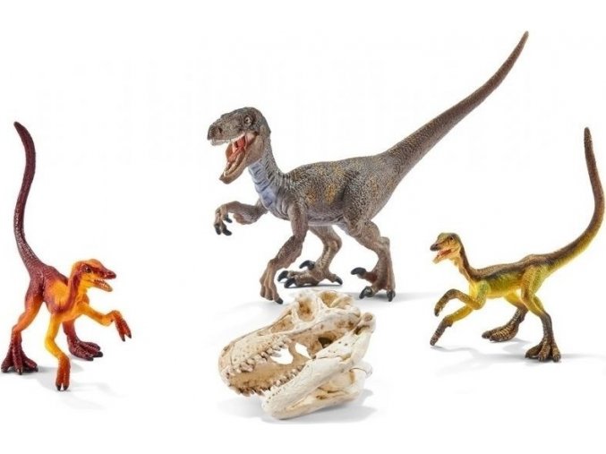Schleich 42259 Hrací set s prehistorickými predátory a lebkou T-Rexe
