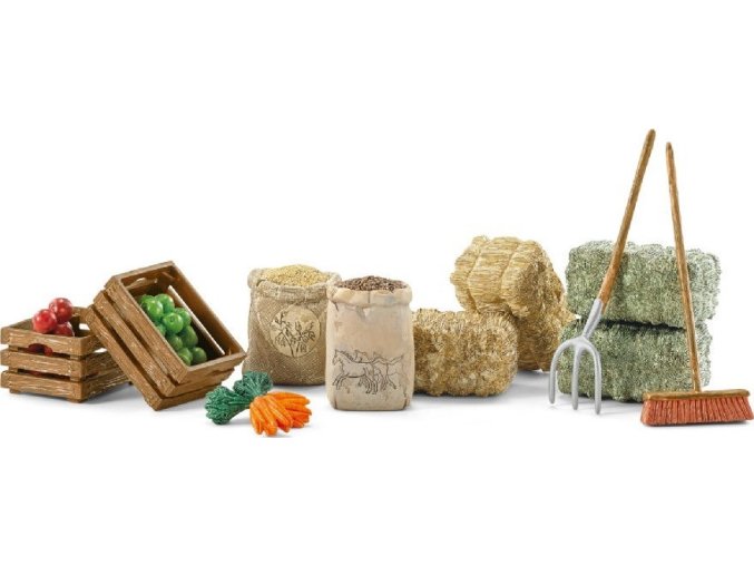 Schleich 42105 Svět přírody - sada pro krmení zvířátek