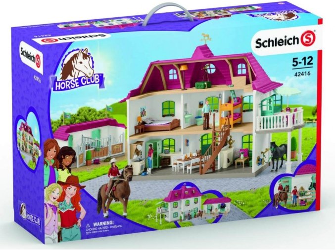 Schleich 42416 Velký dům se stájí a příslušenstvím