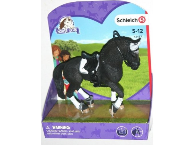 Schleich 42457 Turnajový hřebec Fríského koně