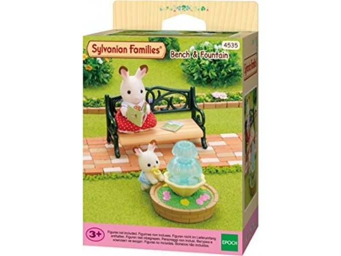 Sylvanian Families 4535 Lavička a fontánka