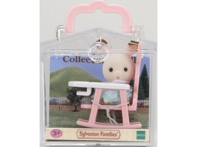 Sylvanian Families 5197 Minibox Králíček v jídelní stoličce