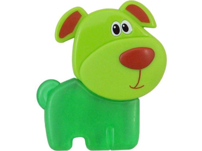 Chladící kousátko Baby Mix Pejsek zelené
