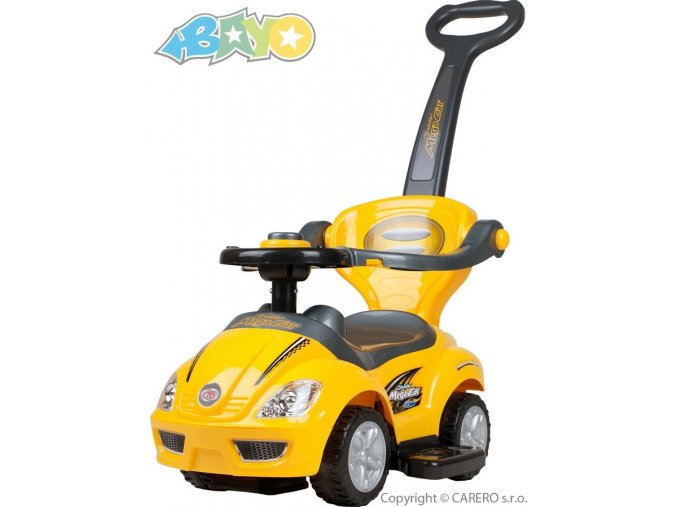 Dětské jezdítko 3v1 Bayo Mega Car yellow
