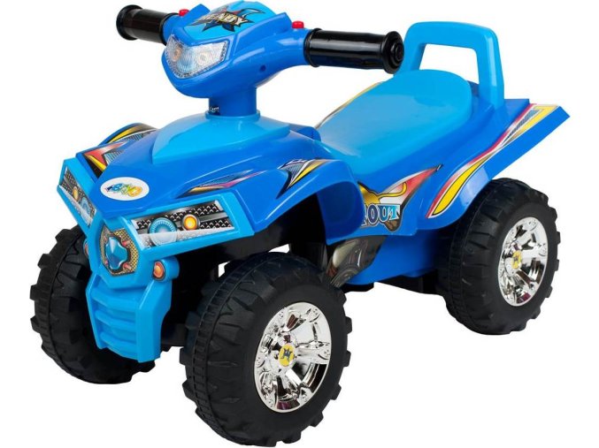 Dětské odrážedlo se zvukem Čtyřkolka Bayo blue