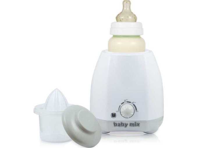 Elektrický ohřívač lahví a dětské stravy s příslušenstvím Baby Mix šedý