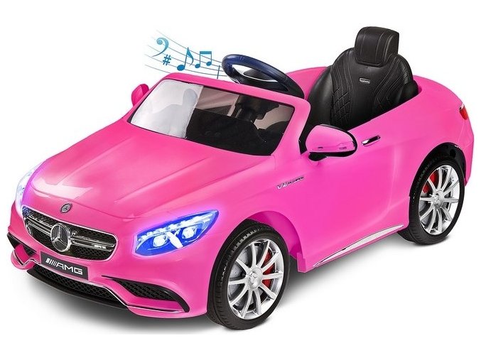 Elektrické autíčko Toyz Mercedes-Benz S63 AMG-2 motory pink