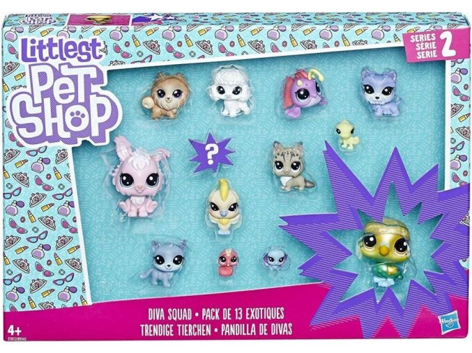 Littlest Pet Shop Velké balení 13 zvířátek