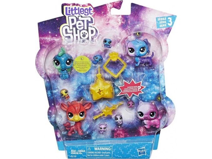 Littlest Pet Shop Kosmická zvířátka 10ks