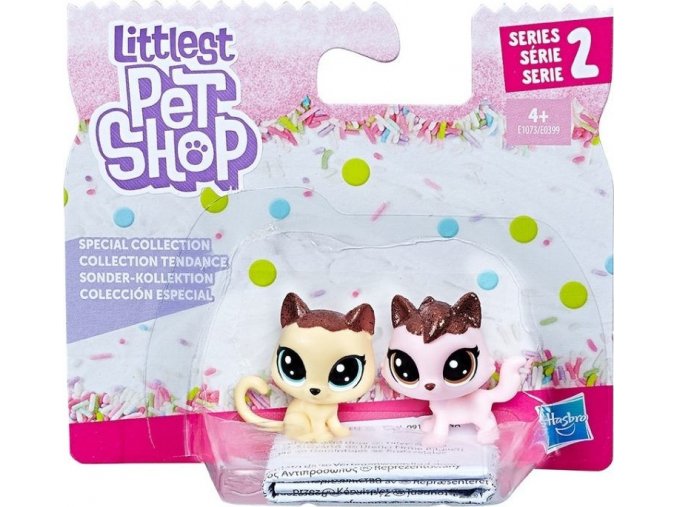 Littlest Pet Shop Frosting Frenzy 2 zvířátka Kočičky