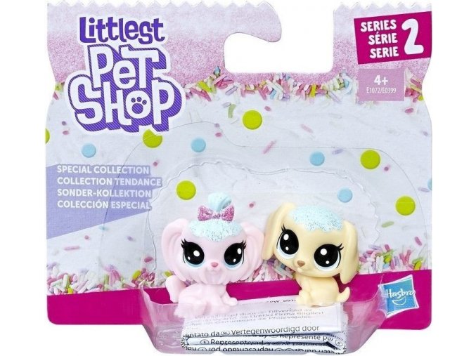 Littlest Pet Shop Frosting Frenzy 2 zvířátka Pejsci