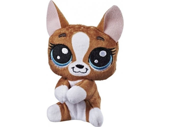 Littlest Pet Shop Plyšák s klipem Roxie McTerrier