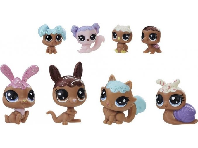 Littlest Pet Shop Frosting Frenzy zvířátka 8 v balení