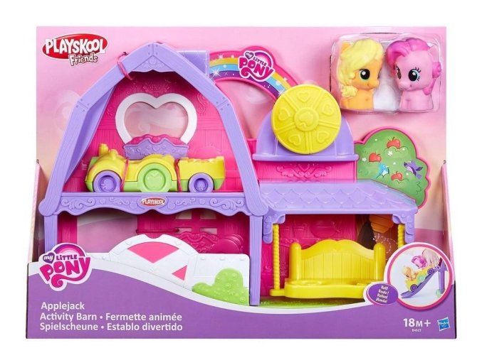 my little pony applejack activity barn hasbro domecek pro konicky