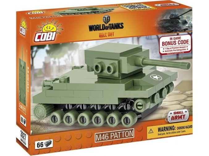 COBI 3027 World of Tanks M46 Patton, nano model