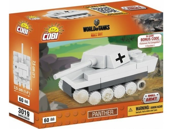 COBI 3019 World of Tanks Panther, nano model