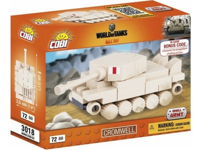 COBI 3018 World of Tanks Cromwell, nano model