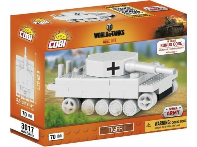 COBI 3017 World of Tanks Tiger I, nano model