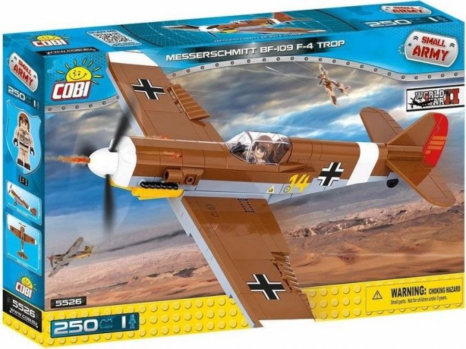 COBI 5526 SMALL ARMY - Messerschmitt Bf-109 F-4 Trop