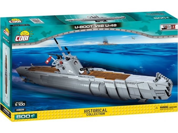 COBI 4805 SMALL ARMY - II WW Německá ponorka U-Boot U-48