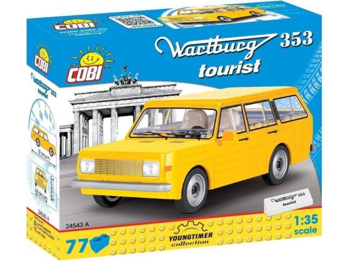 COBI 24543 Youngtimer - WARTBURG 353 Tourist 1:35