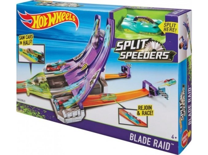 Hot Wheels SPLIT SPEEDERS Dráha s pilou