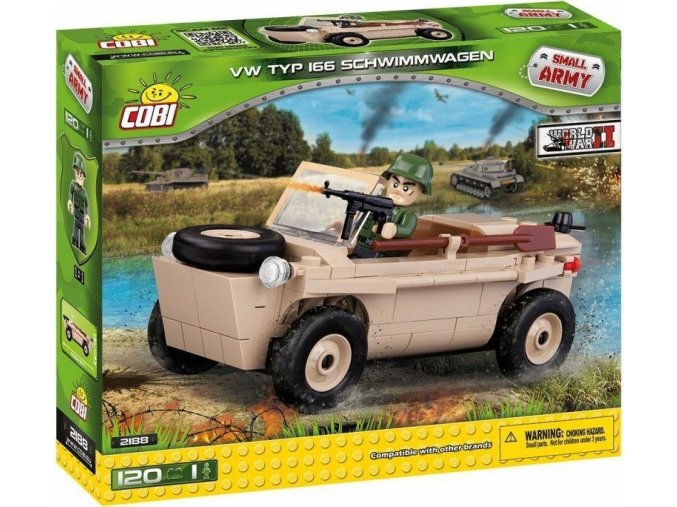 COBI 2188 SMALL ARMY - VW typ 166 Schwimmwagen