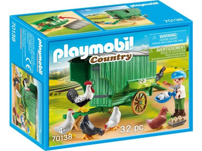 PLAYMOBIL® 70138 Kurník na kolečkách