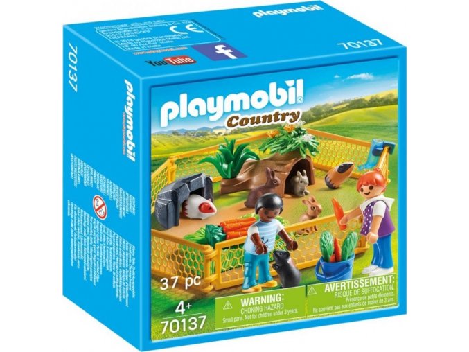 PLAYMOBIL® 70137 Výběh pro králíky a morčata