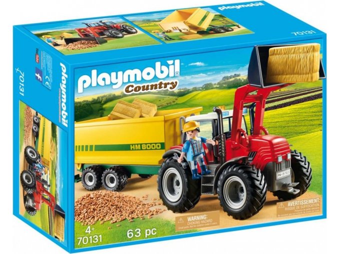 PLAYMOBIL® 70131 Traktor s vlečkou