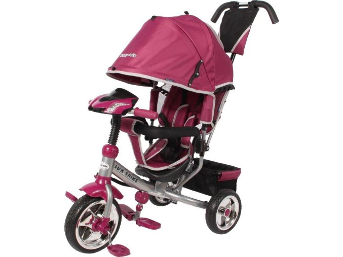 Dětská tříkolka s LED světly Baby Mix Lux Trike růžová