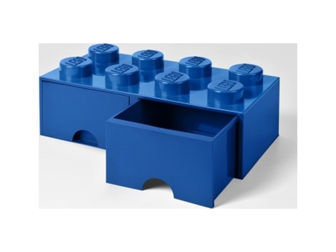 LEGO Úložný box 250x502x181 se šuplíky tmavě modrý